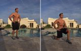 تمرینات قدرتی وزن بدن Lunges