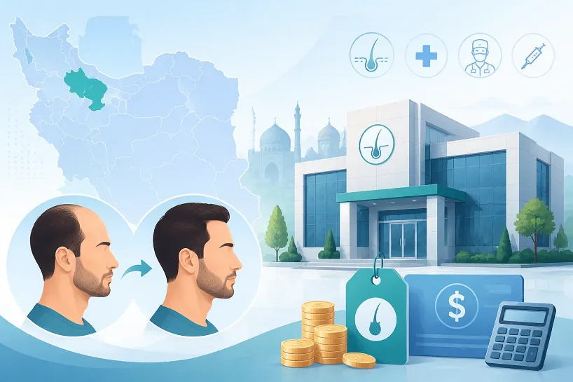 هزینه کاشت مو در قزوین چقدر است؟