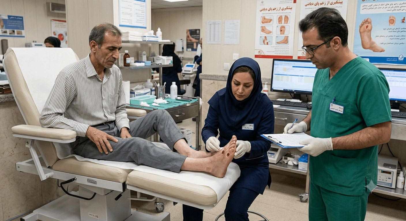 تفاوت زخم پای دیابتی نوروپاتیک و ایسکمیک